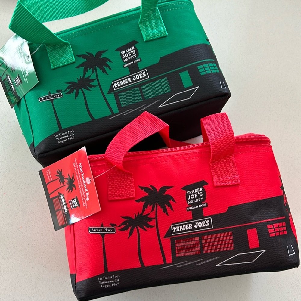 Set of two Trader Joe’s mini insulated bag